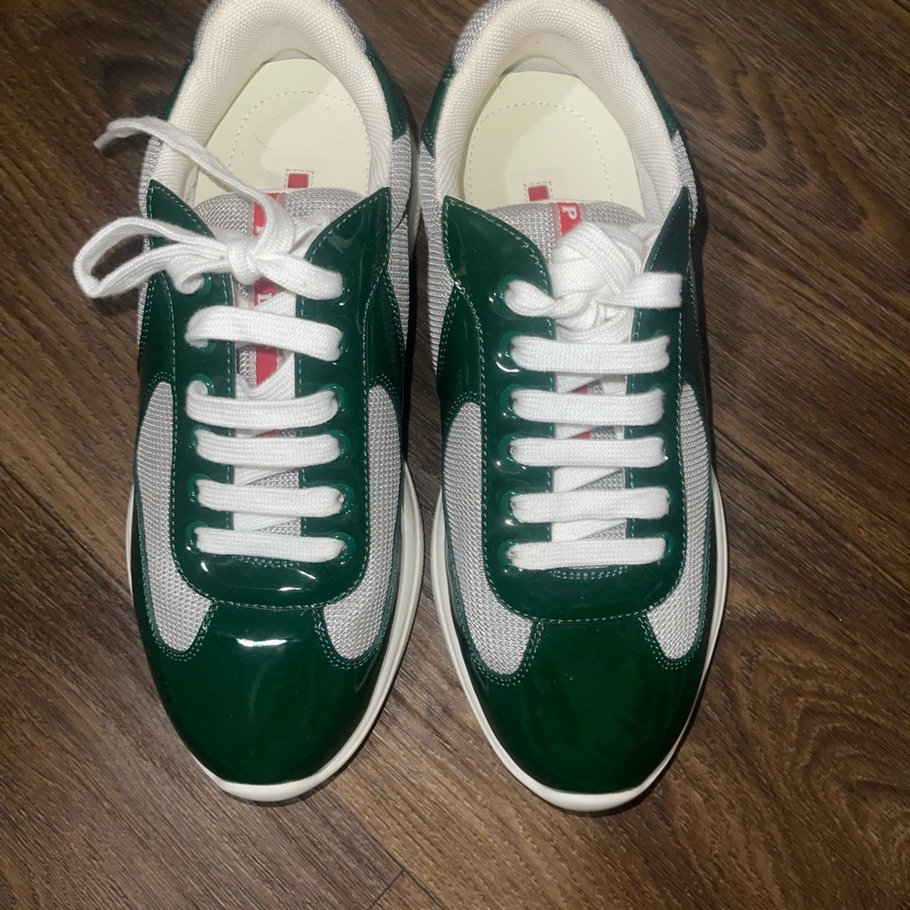 Prada Men's Green Sneakers